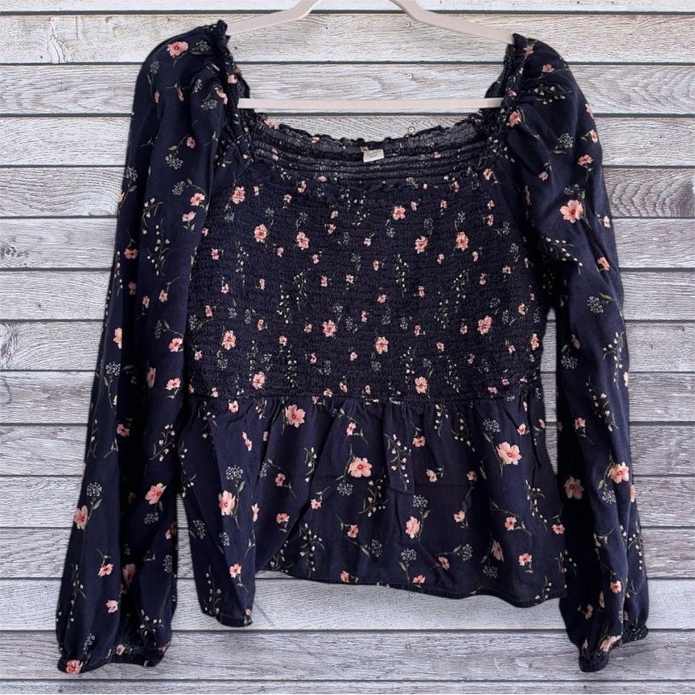 Old Navy Cottagecore floral blouse large